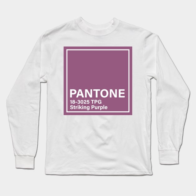 Pantone 18-3025 TPG Striking Purple Long Sleeve T-Shirt by princessmi-com